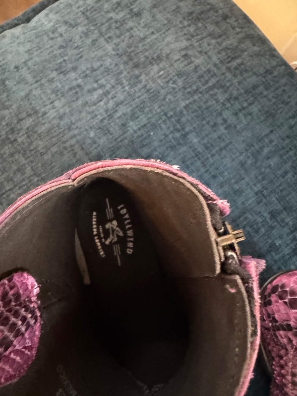 Idlywind pink python boots - Picture 4 of 4